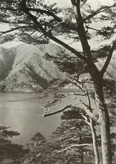 Das Hotel am See, Shoji, 1910 von Herbert Ponting