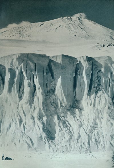 Die Wälle des Mount Erebus, um 1911, 1913 von Herbert Ponting