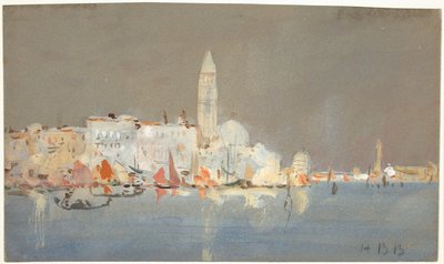 Venezianisches Capriccio mit einem Campanile von Hercules Brabazon Brabazon