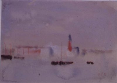 Venedig von der Lagune aus von Hercules Brabazon Brabazon