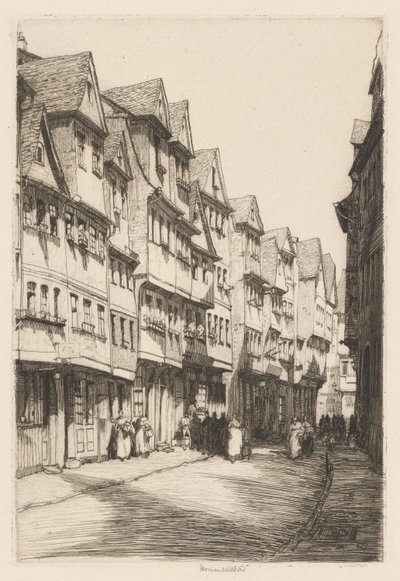 Klostergasse, Frankfurt von Herman Armour Webster