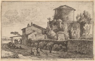Grab auf der Via Appia von Herman van Swanevelt