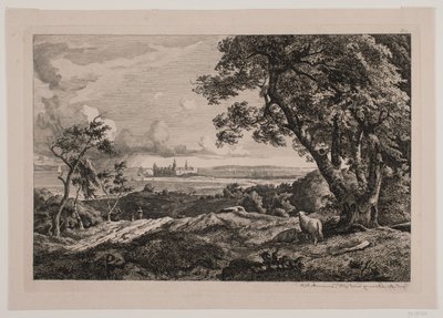 Partie am Strand zwischen Hellebæk und Helsingør von Hermann Carmiencke