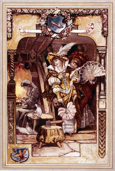 Aschenputtel. Illustration von Hermann Vogel von Hermann Vogel
