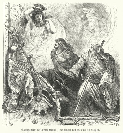 Tannhäuser mit Venus von Hermann Vogel