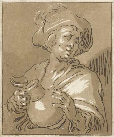 Mann mit Krug von Hermanus Fock