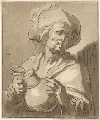 Mann mit Krug von Hermanus Fock