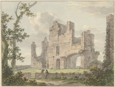 Ruine der Abtei von Rijnsburg von Hermanus Numan