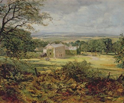 Englische Landschaft mit einem Haus, 19. Jahrhundert von Heywood Hardy