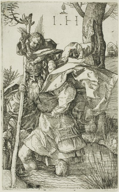 Heiliger Christophorus von Hieronymous Hopfer