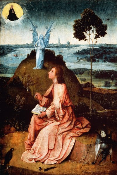 St. Johannes auf Patmos von Hieronymus Bosch