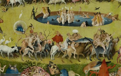 Der Garten der Lüste, 1490-1500 von Hieronymus Bosch