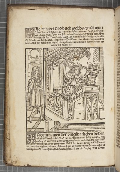 Das Buch zu Distillieren von Hieronymus Brunschwig
