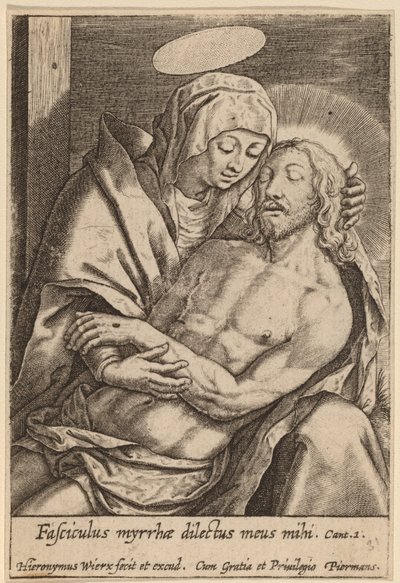 Fasciculus myrrhae dilectus meus mihi von Hieronymus Wierix