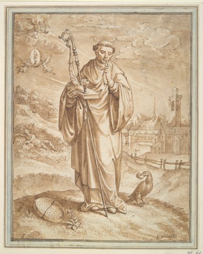 Heiliger Benedikt von Hieronymus Wierix