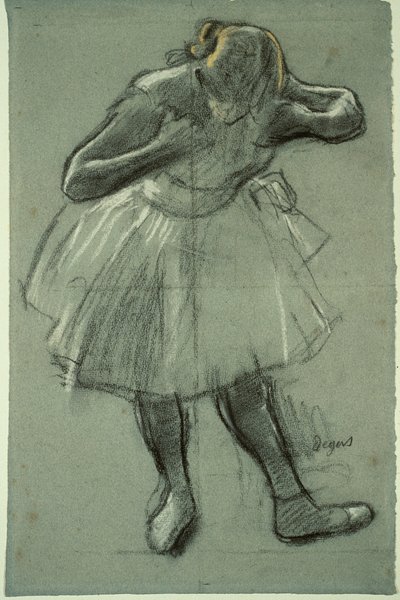 Tänzerin, die sich nach vorne beugt von Hilaire Germain Edgar Degas