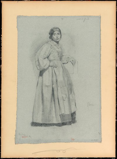 Italienerin (Gaeta) von Hilaire Germain Edgar Degas
