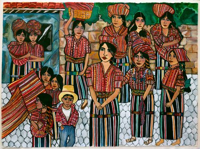Guatemaltekische Mädchen, Solola von Hilary Simon