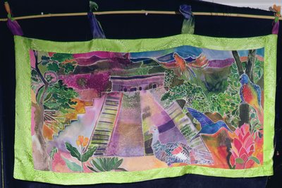 Maya-Tempel, 2005 von Hilary Simon