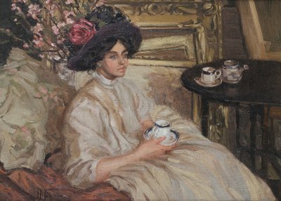 Nachmittagstee, 1917 von Hilda Fearon