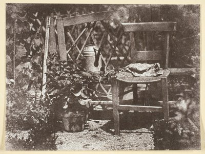 Stuhl in einem Garten von Hippolyte Bayard