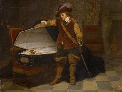 Cromwell und Karl I. von Hippolyte Delaroche