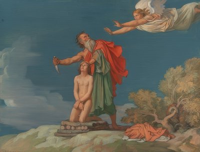 Die Opferung Isaaks von Hippolyte Flandrin