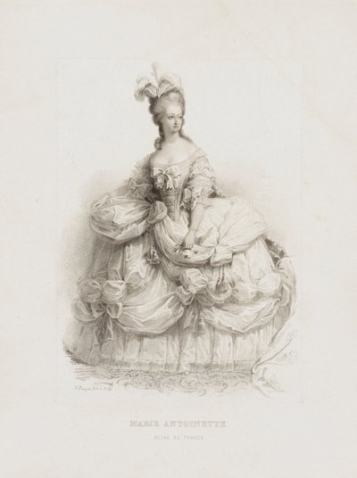 Marie Antoinette von Hippolyte Louis Emile Pauquet
