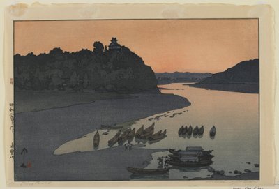 Kiso-Fluss, Showa-Ära von Hiroshi Yoshida