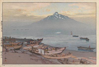 Friedliches Rishiri von Hiroshi Yoshida