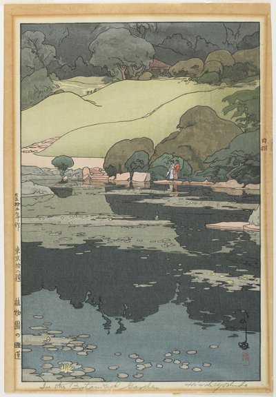 Seerosen in einem Botanischen Garten von Hiroshi Yoshida