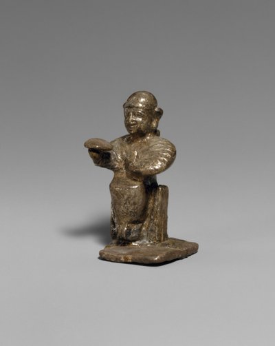 Sitzende Frau, ca. 14.–13. Jahrhundert v. Chr. (Silber) von Hittite