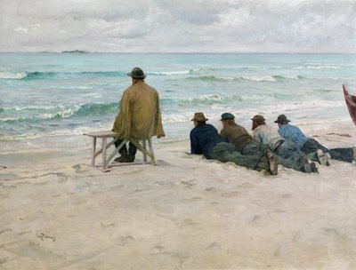 Auf Wache von Hjalmer Eilif Emanuel Peterssen