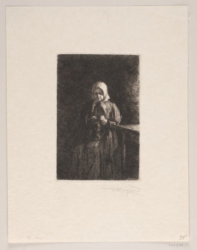 Alte Frau von Holger Valdemar Rasmussen Magaard