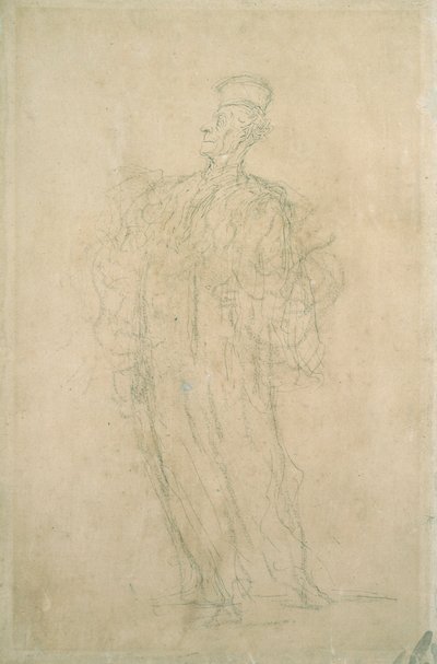 Ein Anwalt, gehend von Honoré Daumier