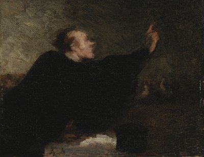 Ein Prozessanwalt, 1853-1854 von Honoré Daumier
