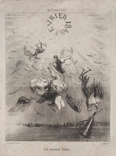 Aktualitäten (Nr. 140): Der neue Ikarus von Honoré Daumier
