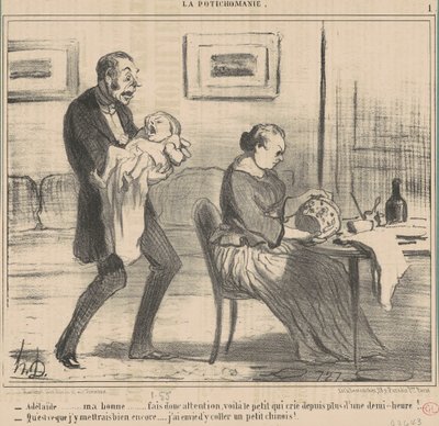 Adélaide ... meine Gute ... mach doch ... von Honoré Daumier