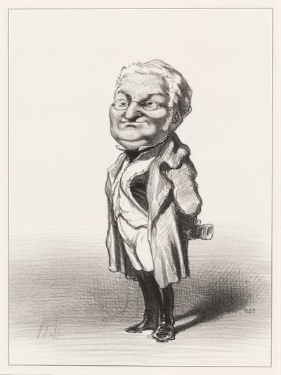 Adolphe Thiers von Honoré Daumier