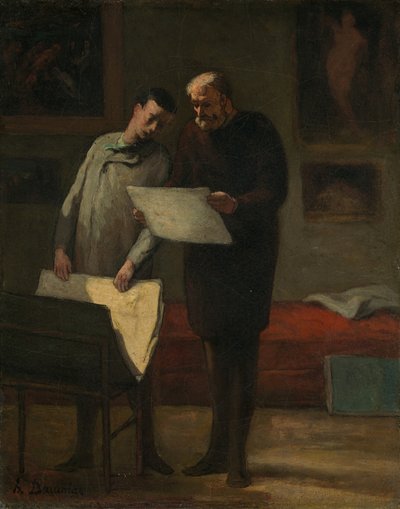 Ratschlag an einen jungen Künstler von Honoré Daumier