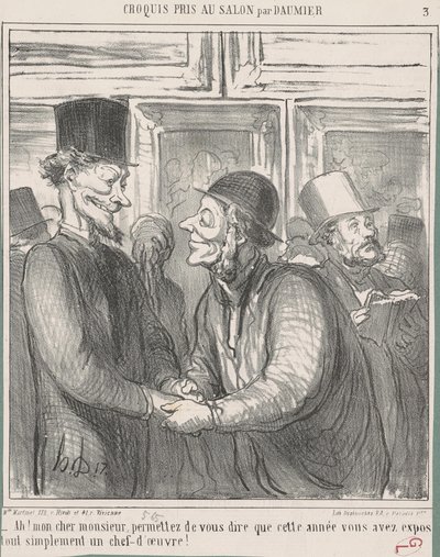 Ah! Mein lieber Herr, erlauben Sie... von Honoré Daumier