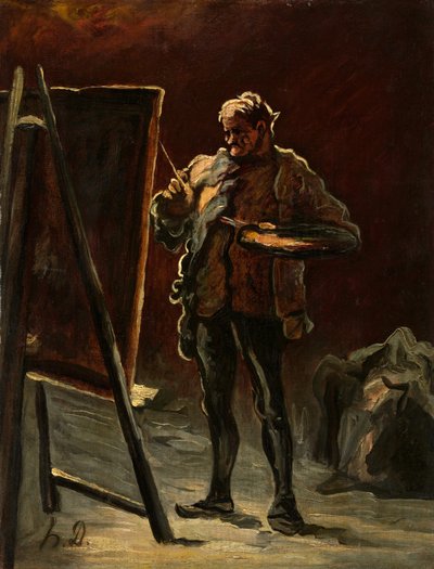 Ein Künstler, ca. 1870-75 von Honoré Daumier