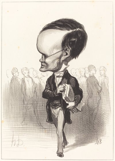 Arm. Jacques Lherbette von Honoré Daumier