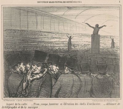 Aussehen des Saals von Honoré Daumier