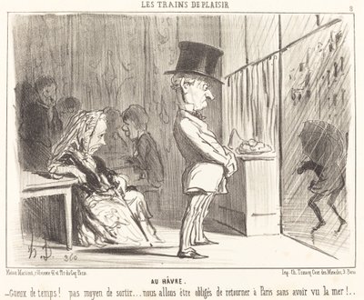 In Le Havre von Honoré Daumier