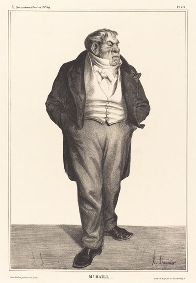 Baillot von Honoré Daumier