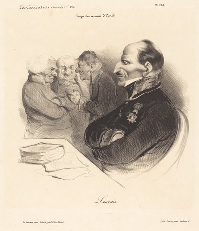 Baron de Lascours von Honoré Daumier