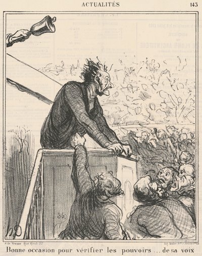 Gute Gelegenheit zu überprüfen ... von Honoré Daumier