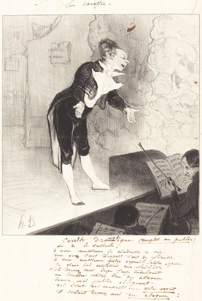 Dramatische Karotte von Honoré Daumier
