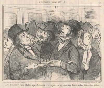 Dieser Herr Courbet... von Honoré Daumier